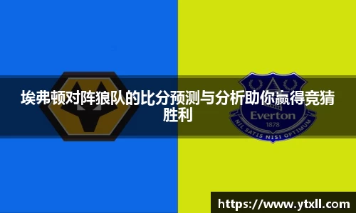 埃弗顿对阵狼队的比分预测与分析助你赢得竞猜胜利